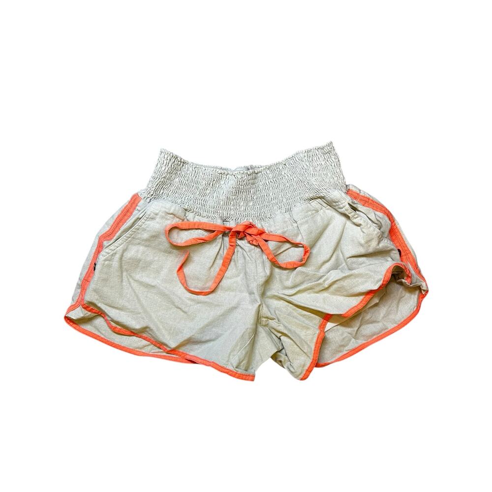 Lovetree Women’s Linen-Style Beachy Shorts Light Tan NWT Size Small